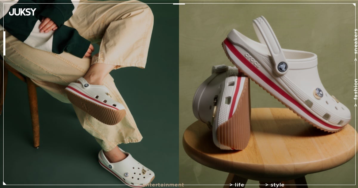 CROCS 洞洞鞋全新「Crocband Runner」登場！鋸齒大底＋雲朵楦頭呈現 70 年代復古靈魂！