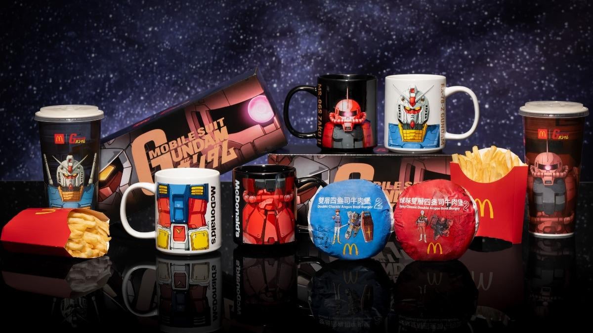 台灣麥當勞聯名《鋼彈》怎麼買？馬克杯、199 元台灣限定公仔⋯入手方式一次看！