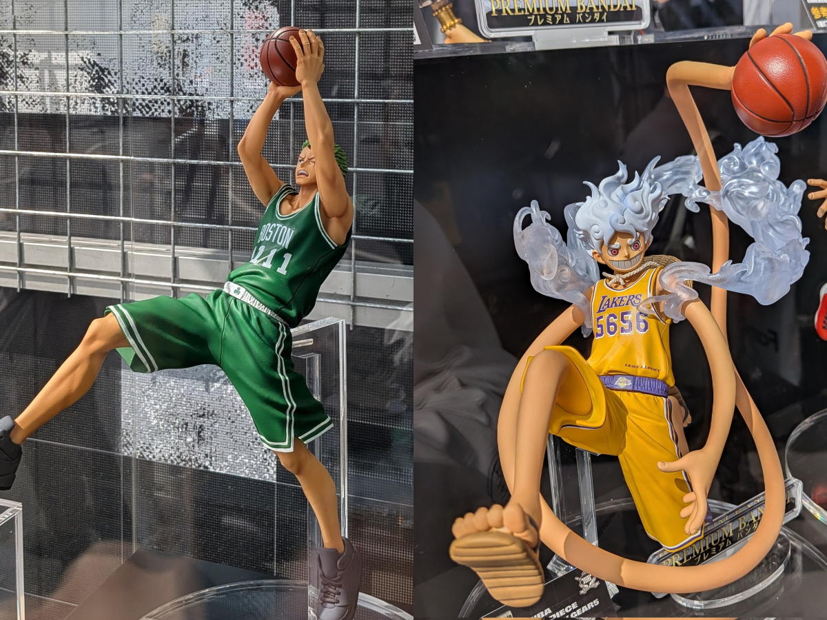 《航海王》× NBA 聯名模型太帥！魯夫 5 檔穿湖人球衣、索隆配賽爾提克⋯10 位角色球衣號碼藏生日彩蛋！