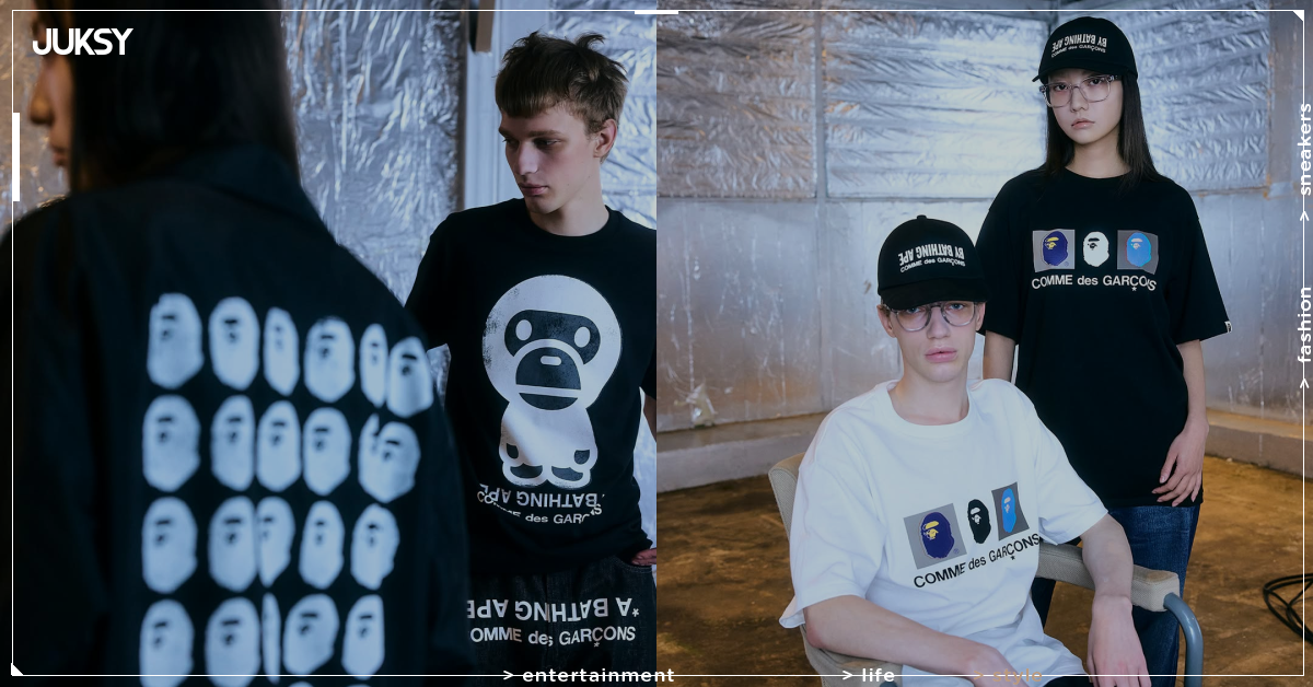 BAPE® × COMME des GARÇONS 普普藝術聯名來了！大阪限定開賣，多款單品必搶！