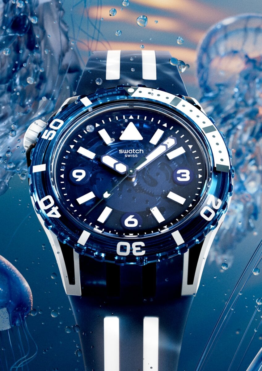 Swatch SCUBAQUA 系列腕錶推出四款引領潮流的全新設計