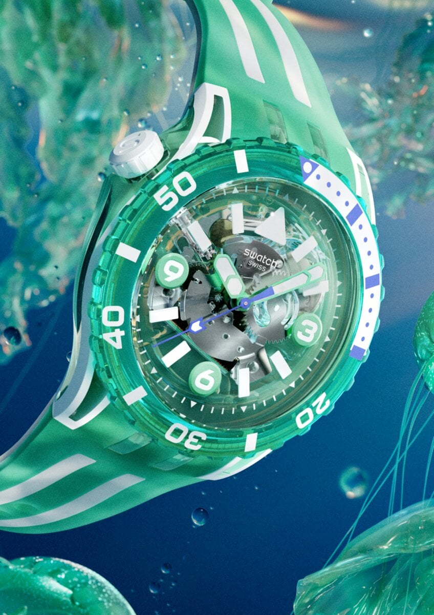 Swatch SCUBAQUA 系列腕錶推出四款引領潮流的全新設計
