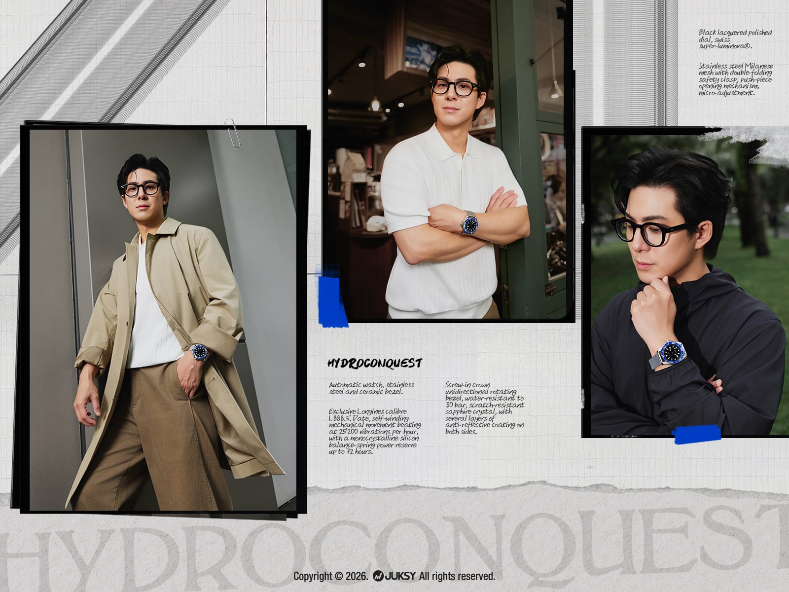 我們不活成別人的定義 LONGINES HYDROCONQUEST 陪你優雅探索每一刻