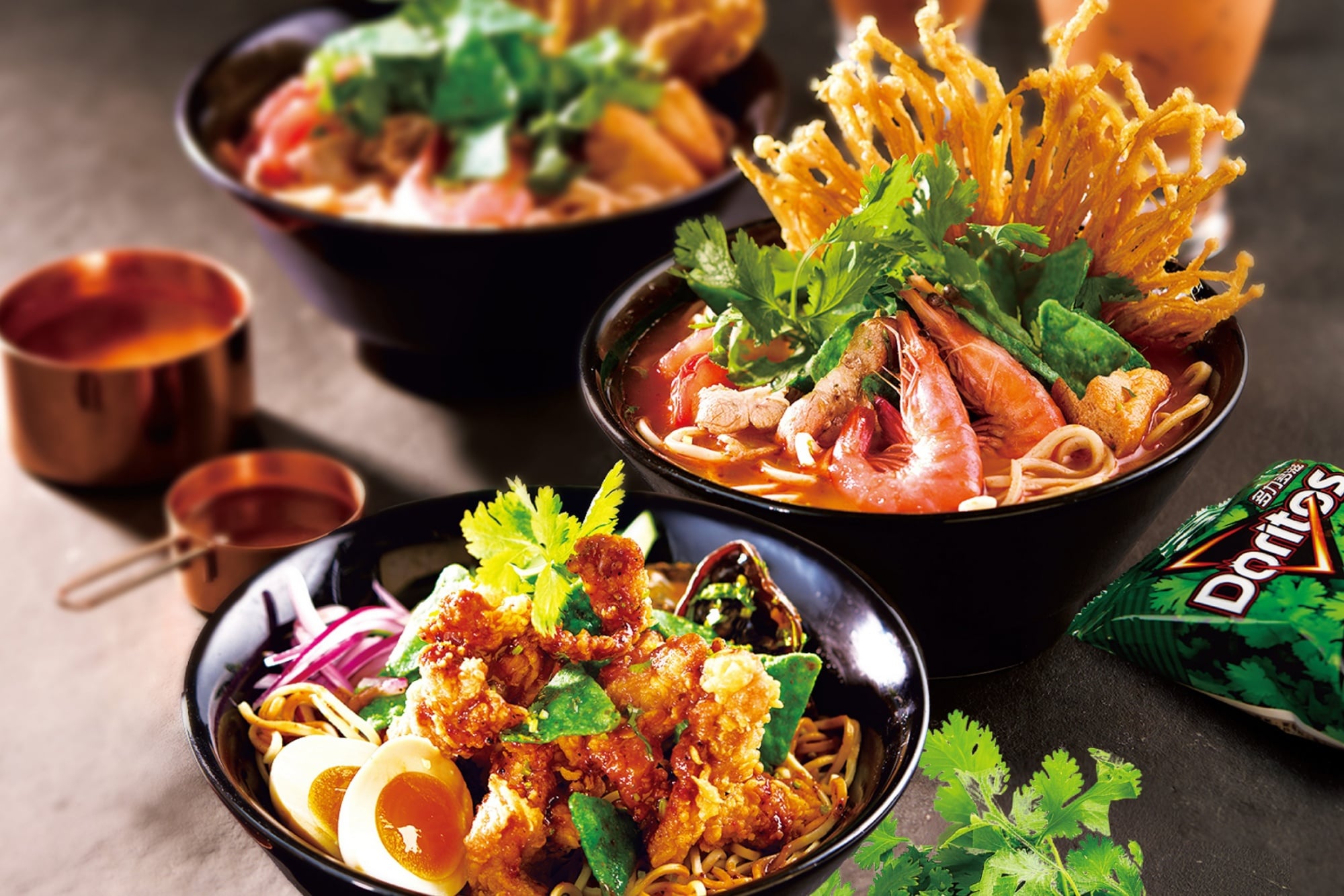 香民注意！瓦城集團雙品牌「香菜祭」強勢登場 大心、樂子攜多力多滋  7款聯名香菜料理限時開賣