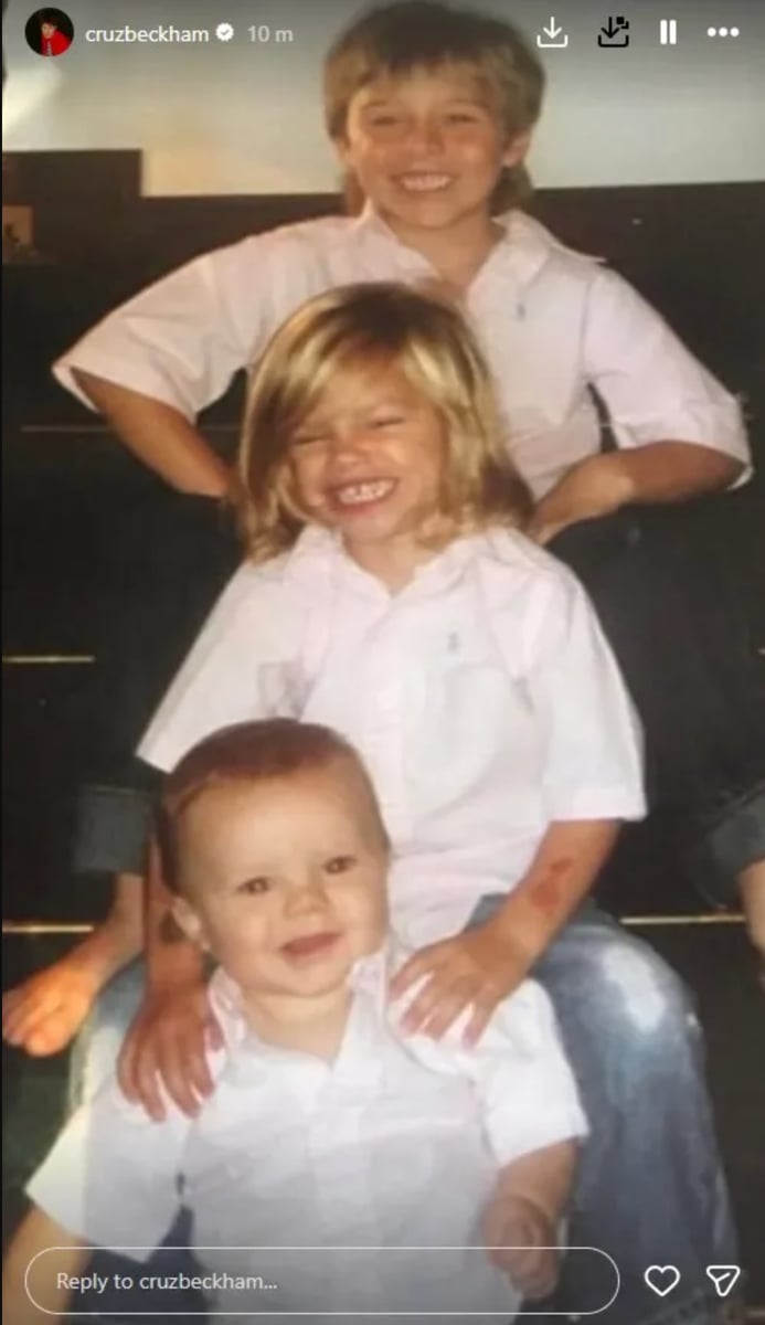 克魯茲貝克漢 Cruz Beckham 曬童年合照示好大哥！布魯克林 Brooklyn Beckham 至今封鎖家人仍不回應！