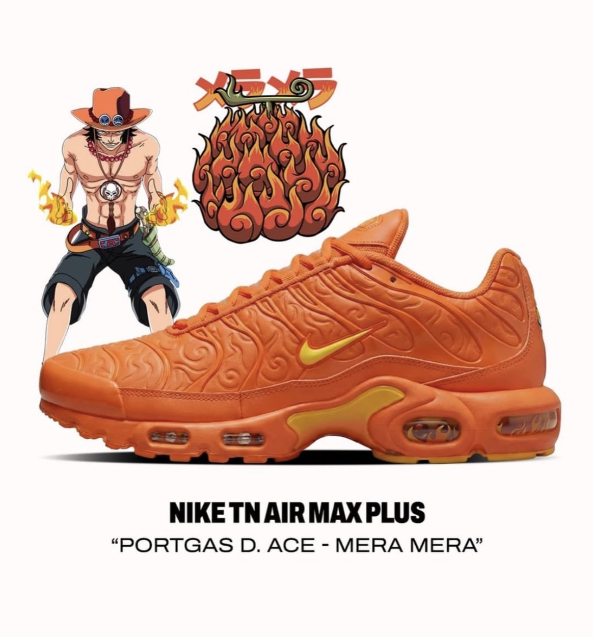 動漫迷必搶！《航海王》聯名 Nike Air Max Plus 鞋款曝光，魯夫、艾斯、羅「惡魔果實」設計一次看！