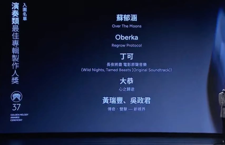 金曲 37/2026 金曲獎入圍名單公布!時間地點、主視覺、直播資訊⋯持續更新!