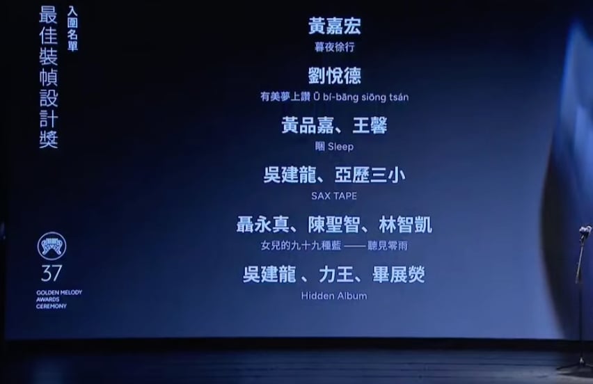 金曲 37/2026 金曲獎入圍名單公布!時間地點、主視覺、直播資訊⋯持續更新!