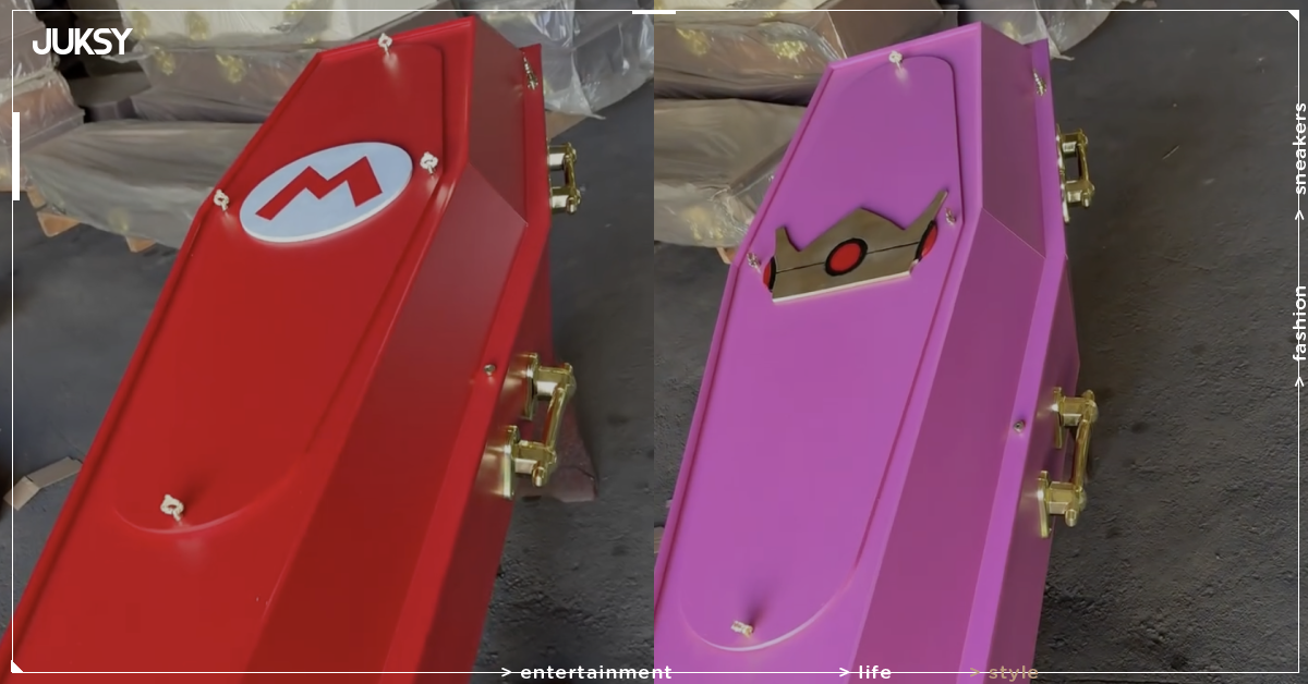 巴西殯葬公司推《超級瑪利歐》主題棺材爆紅！瑪利歐、碧姬公主、路易吉⋯諸多角色任君挑選！