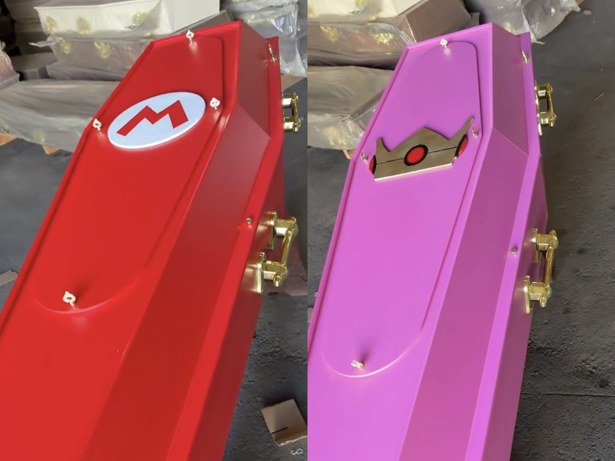 巴西殯葬公司推《超級瑪利歐》主題棺材爆紅！瑪利歐、碧姬公主、路易吉⋯諸多角色任君挑選！