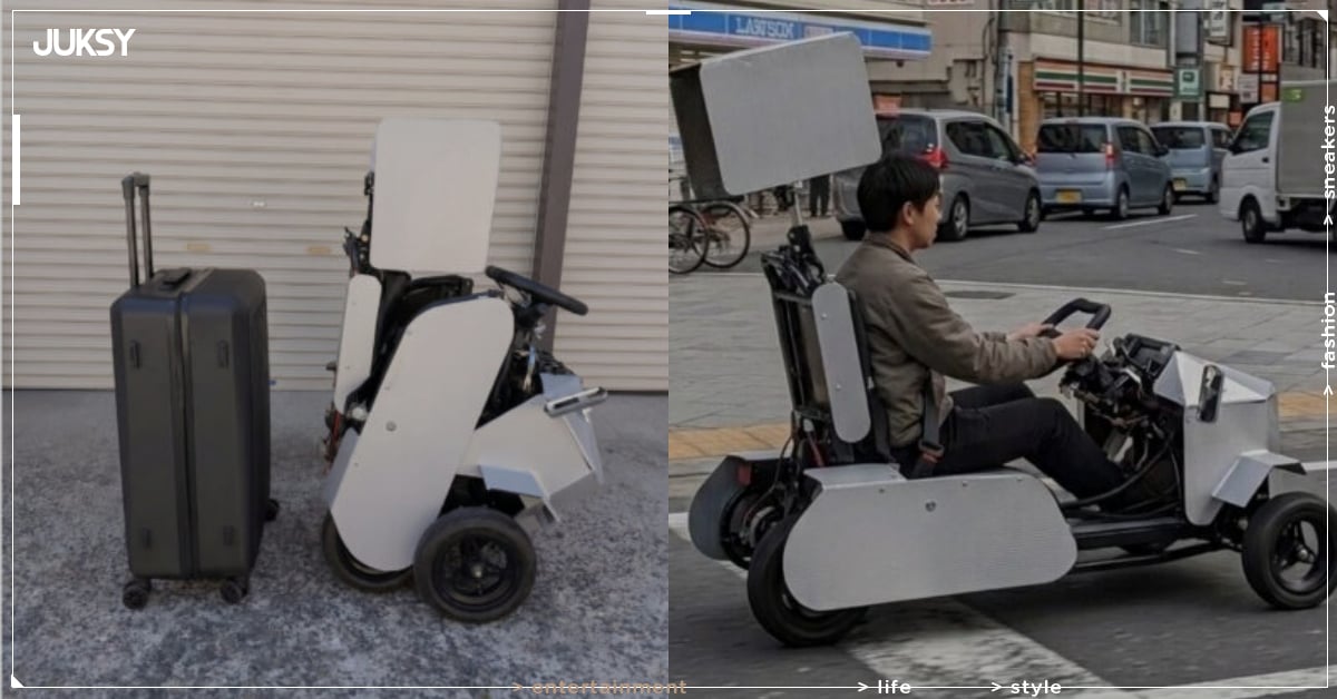 日本折疊電動車 Jo-Car 發表！售價、縮成 29 吋行李箱大小一次看！