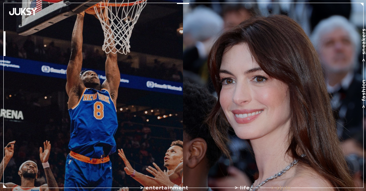 安海瑟薇 Anne Hathaway 上節目大讚想穿阿努諾比球衣！OG 29分帶尼克狂勝51分晉級