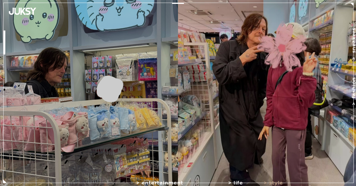 《陰屍路》Norman Reedus 意外現身東京逛吉伊卡哇！粉絲驚呼：末日戰士竟是療癒系男孩⋯違和但超可愛！