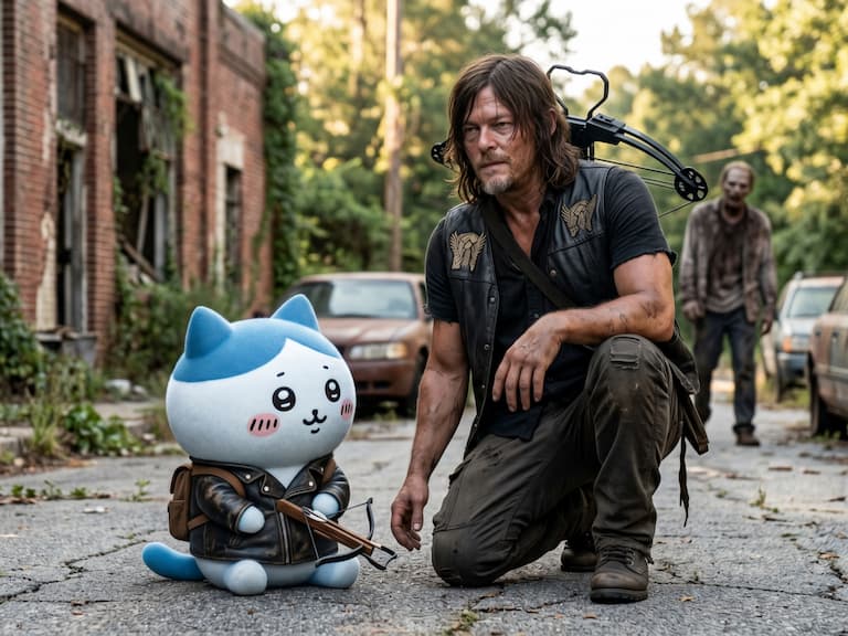《陰屍路》Norman Reedus 意外現身東京逛吉伊卡哇！粉絲驚呼：末日戰士竟是療癒系男孩⋯違和但超可愛！
