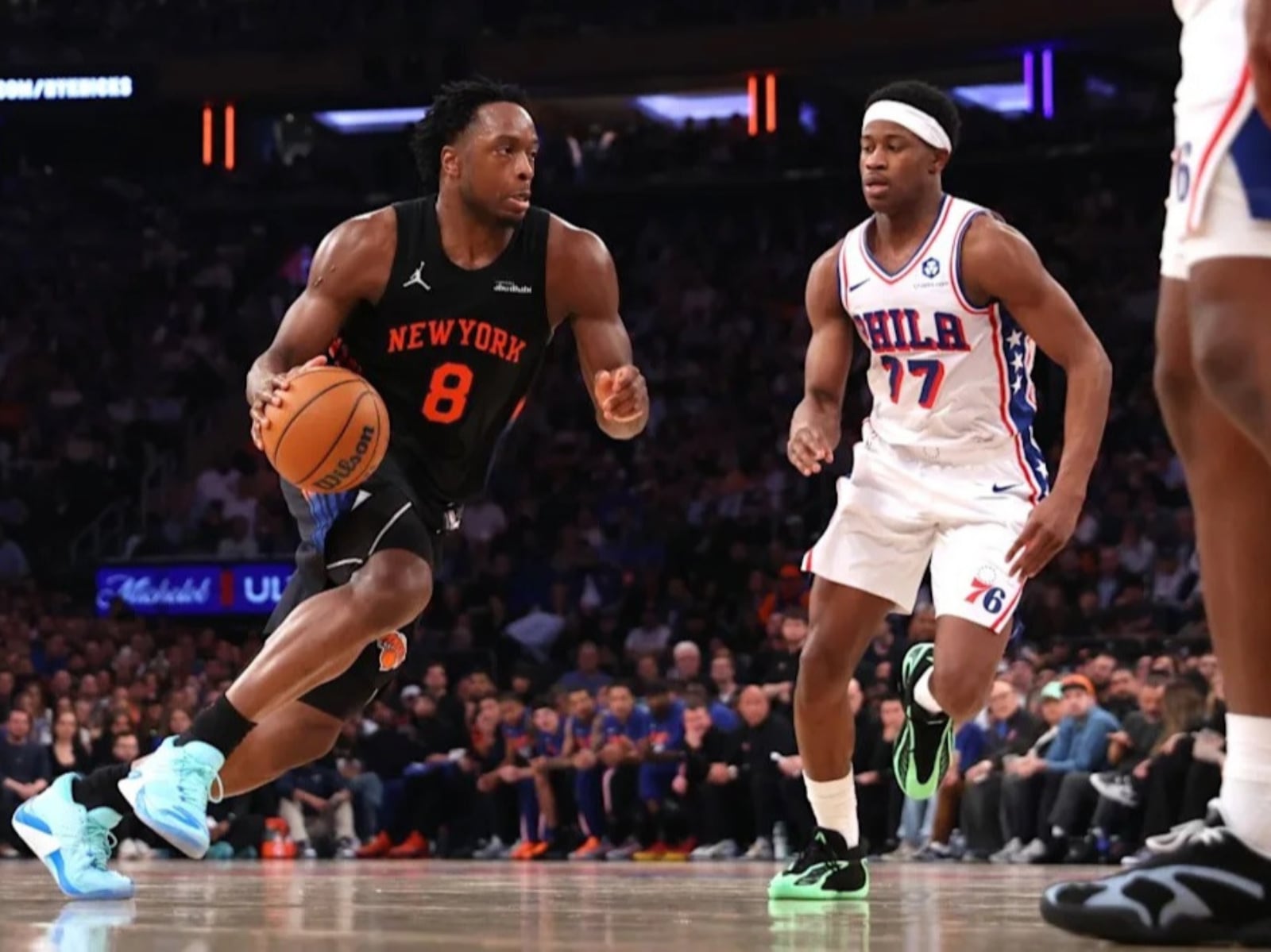 NBA／阿努諾比 OG Anunoby G2 末節傷退！腿筋疑似拉傷、尼克陣容大受衝擊？