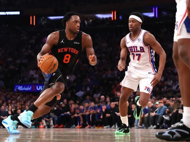 NBA/阿努諾比 OG Anunoby G2 末節傷退!腿筋疑似拉傷、尼克陣容大受衝擊?