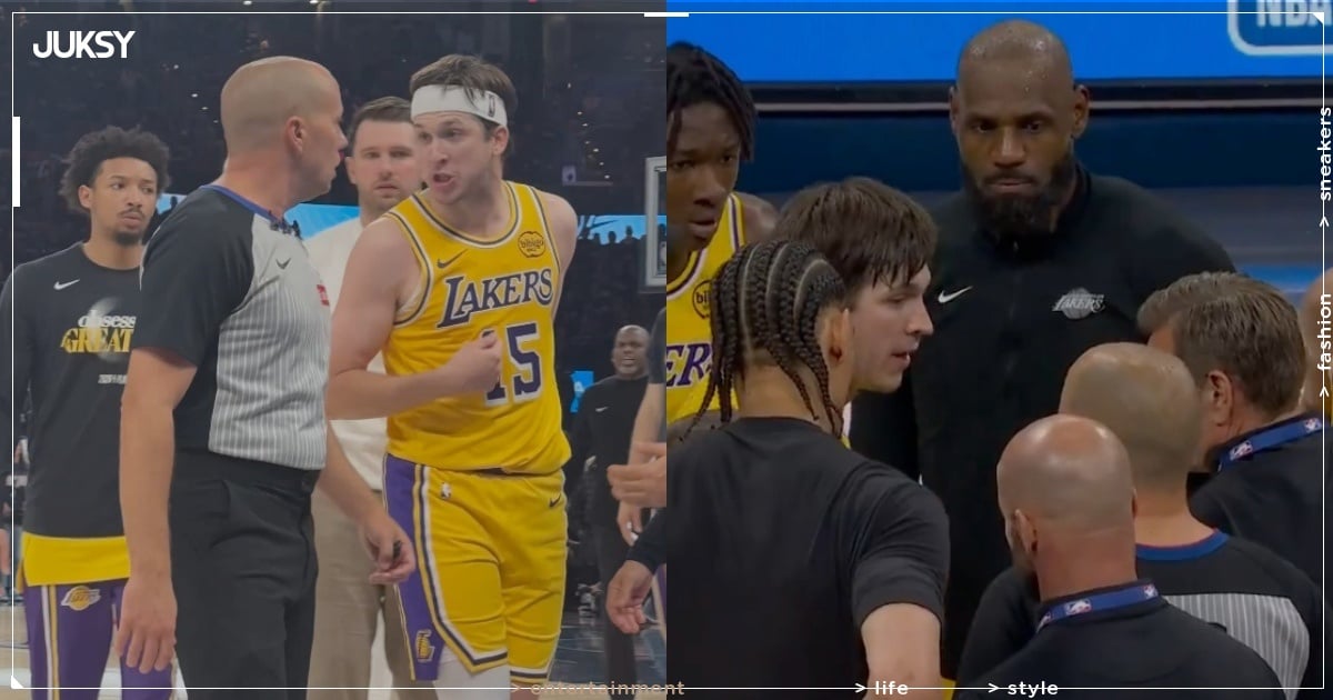 NBA／Austin Reaves 賽後怒噴裁判「狗屎」火爆畫面曝光！湖人 G2 再敗雷霆陷 0:2 落後！