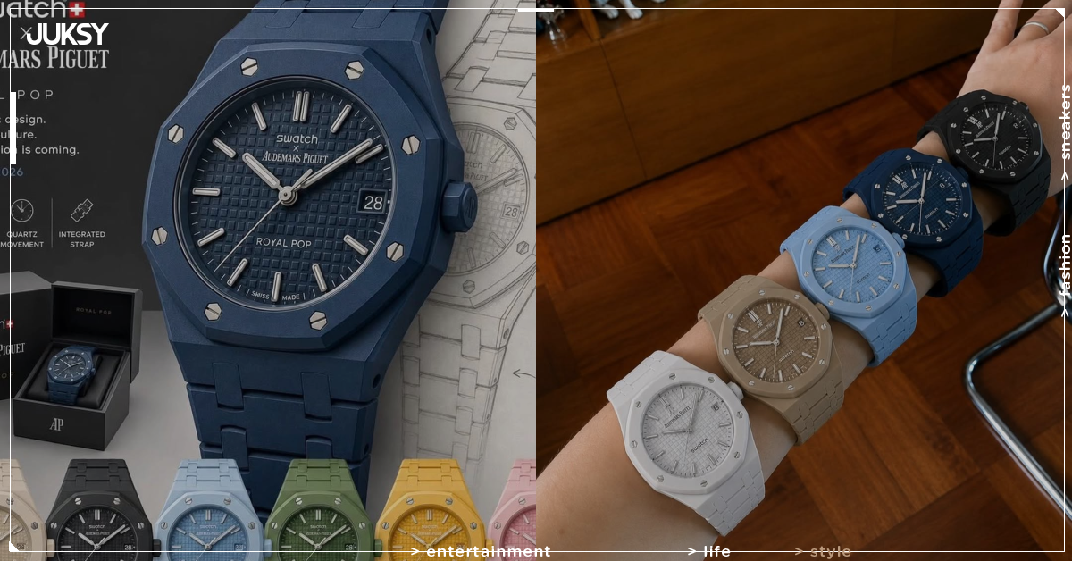AP × Swatch「Royal Pop」世紀聯名登場!款式、發售日期一次看,網友表示:「難以置信」!