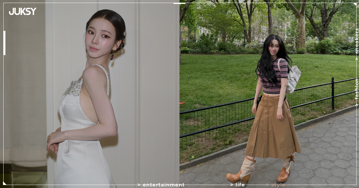 aespa Karina 身高 168 上肩 Prada 全新包款掀帶貨潮!偷露「寶寶肚」萌樣引網姨母笑!