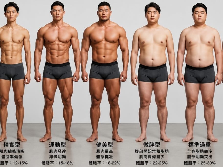 男生體態比較圖 Threads 上爆紅！女生一面倒狂讚：「喜歡中後段！」
