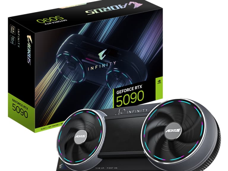 技嘉 AORUS RTX 5090 Infinity 顯示卡正式上市！核心頻率比公版狂飆 323MHz
