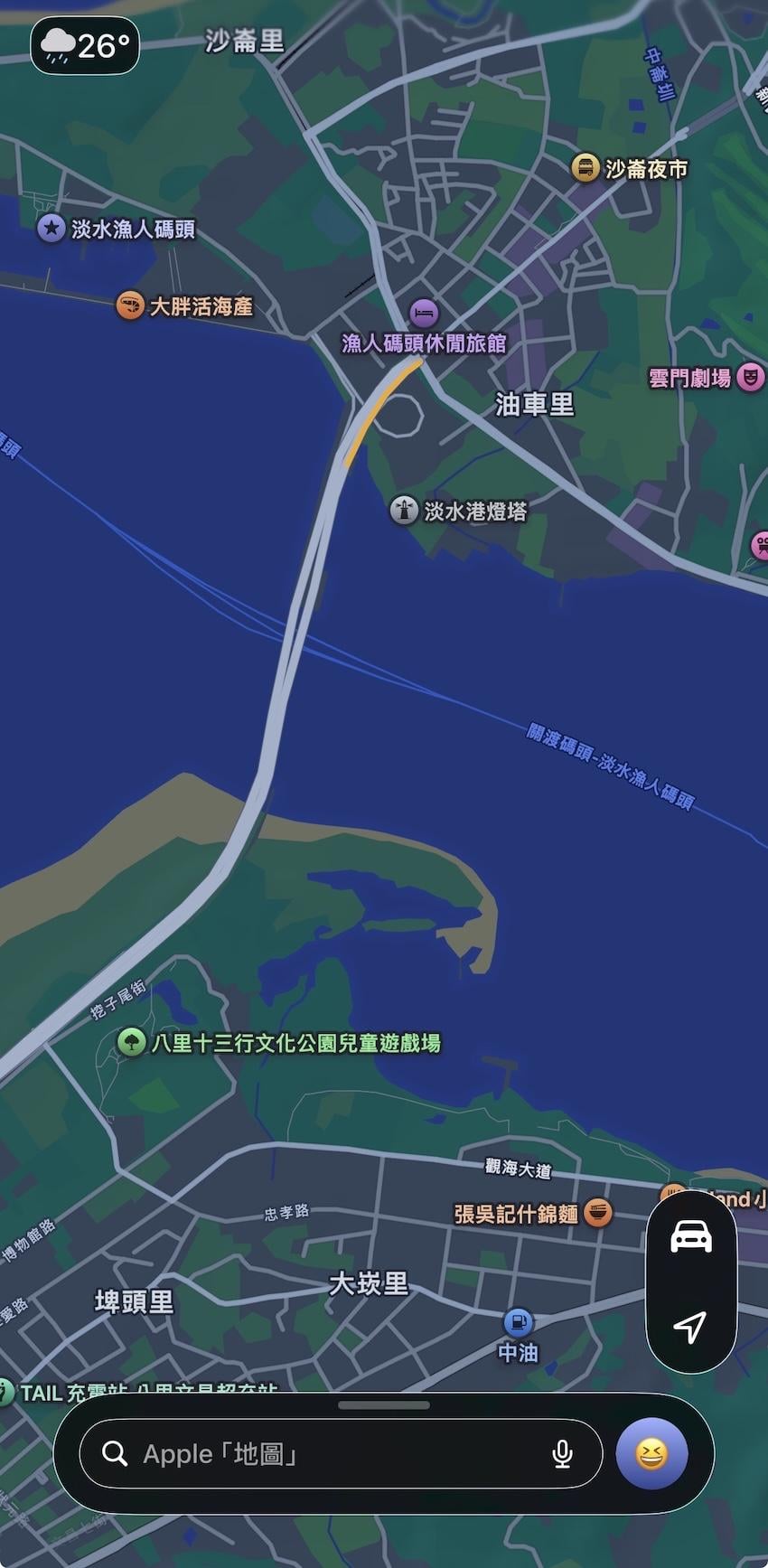 淡江大橋通車導航 Apple 地圖秒更新！Google 繞關渡大橋多跑 7 公里引熱議！