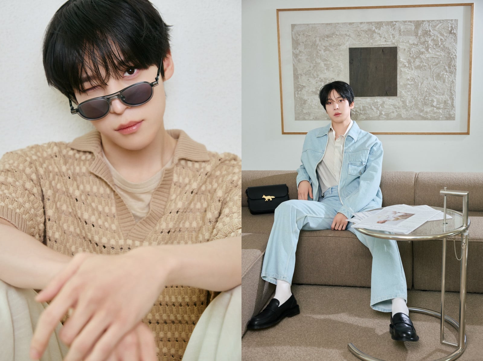 大勢男團ATEEZ成員丁潤浩Maison Kitsuné上身 演繹夏日犬系男友穿搭天花板