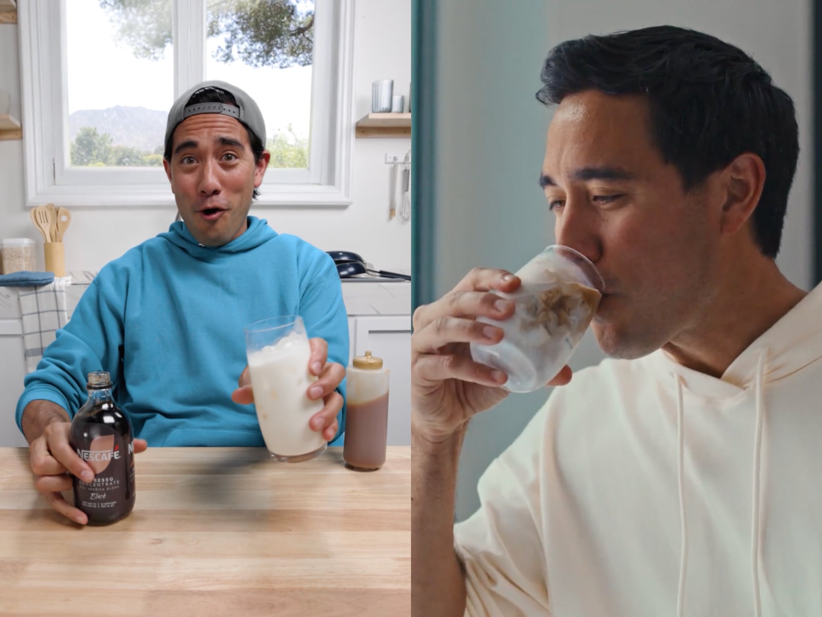 你可能不知道他的名字，但你一定看過他的影片！破億人氣網紅 Zach King 再次施法，用雀巢咖啡 Espresso 濃縮液將冰咖啡變成一個奇蹟！