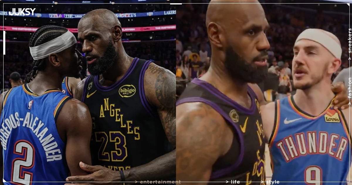 NBA/詹姆斯被雷霆橫掃對 SGA「5 字訊息」曝光!鼓勵後輩繼續前進展現大哥風範!