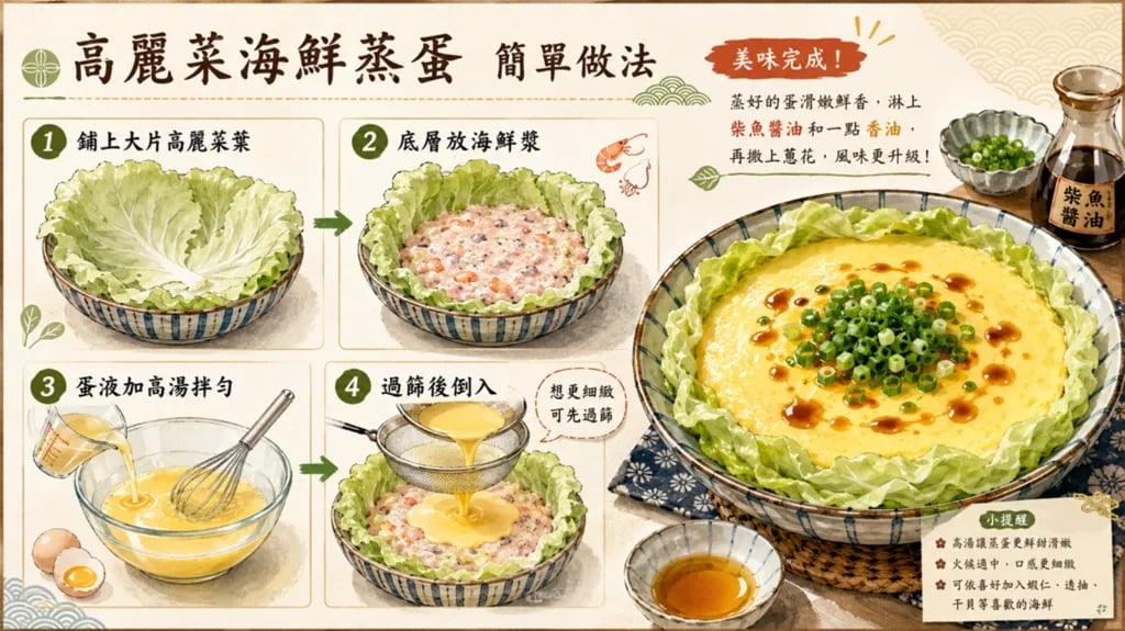 高麗菜煮蛋是什麼梗？升級做法曝光：蒸蛋、蒸南瓜⋯讓你少洗好幾個碗！