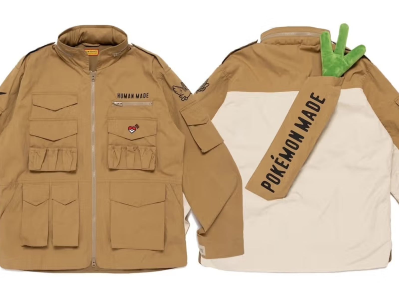 Human Made x 寶可夢聯名系列第二彈無預警公開！發售日期、完整單品搶先看！