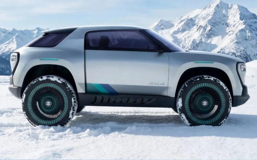 Suzuki Jimny 下一代預想圖曝光！Ford 設計師操刀，純電＋可拆車頂全揭密！
