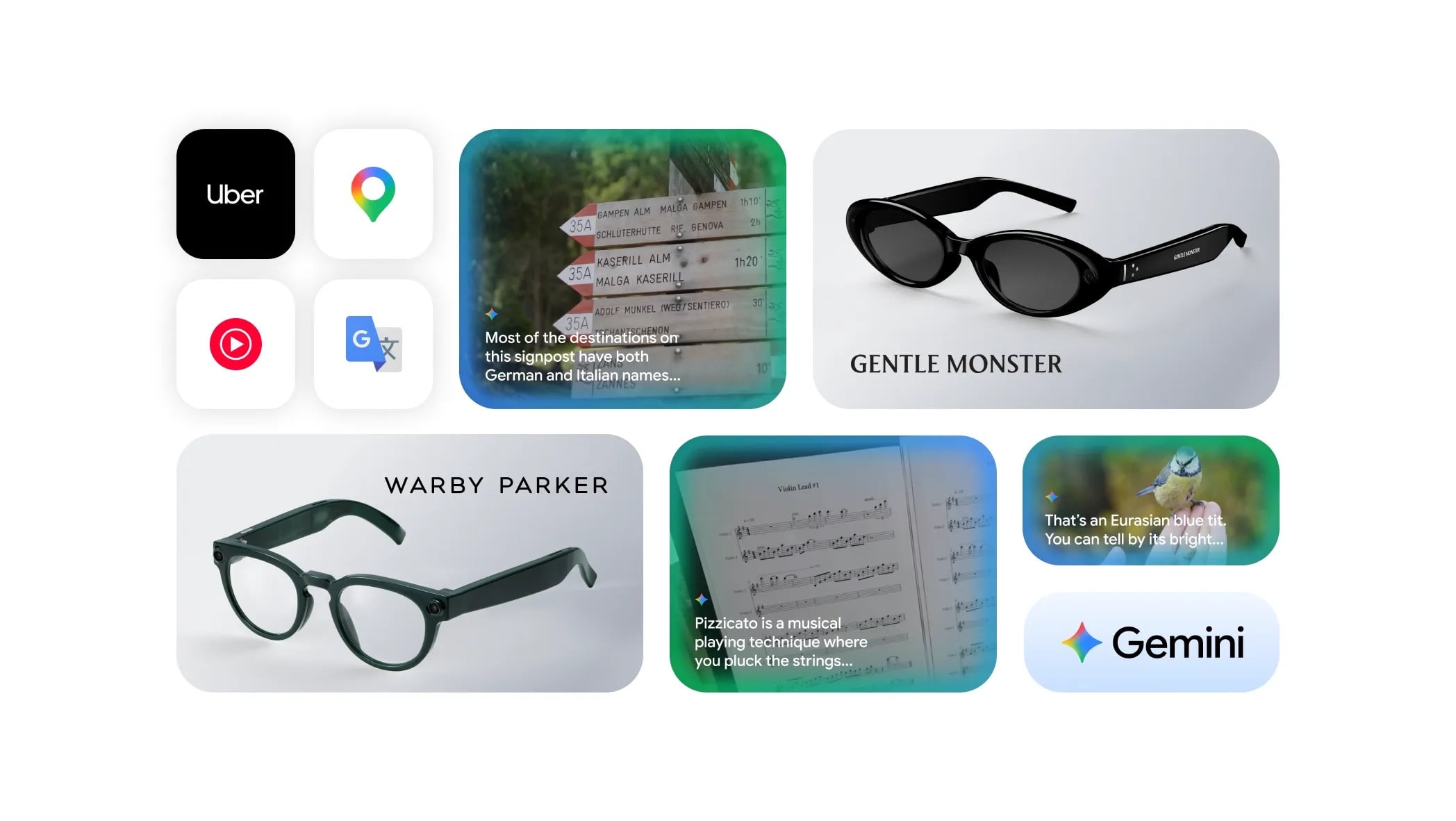 Google 智慧眼鏡秋季登場!聯手三星、Gentle Monster、Warby Parker,戴上就有隨身 AI 助理!
