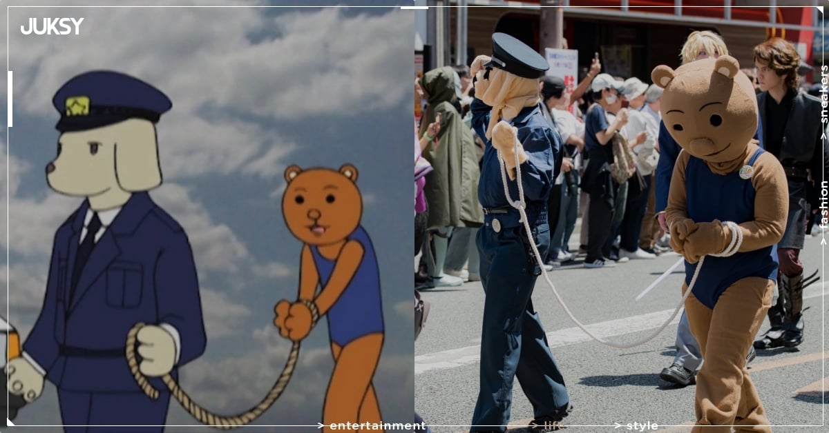 熊吉被逮捕迷因名場面 Coser 神還原！網讚爆：「根本童年爆擊！」