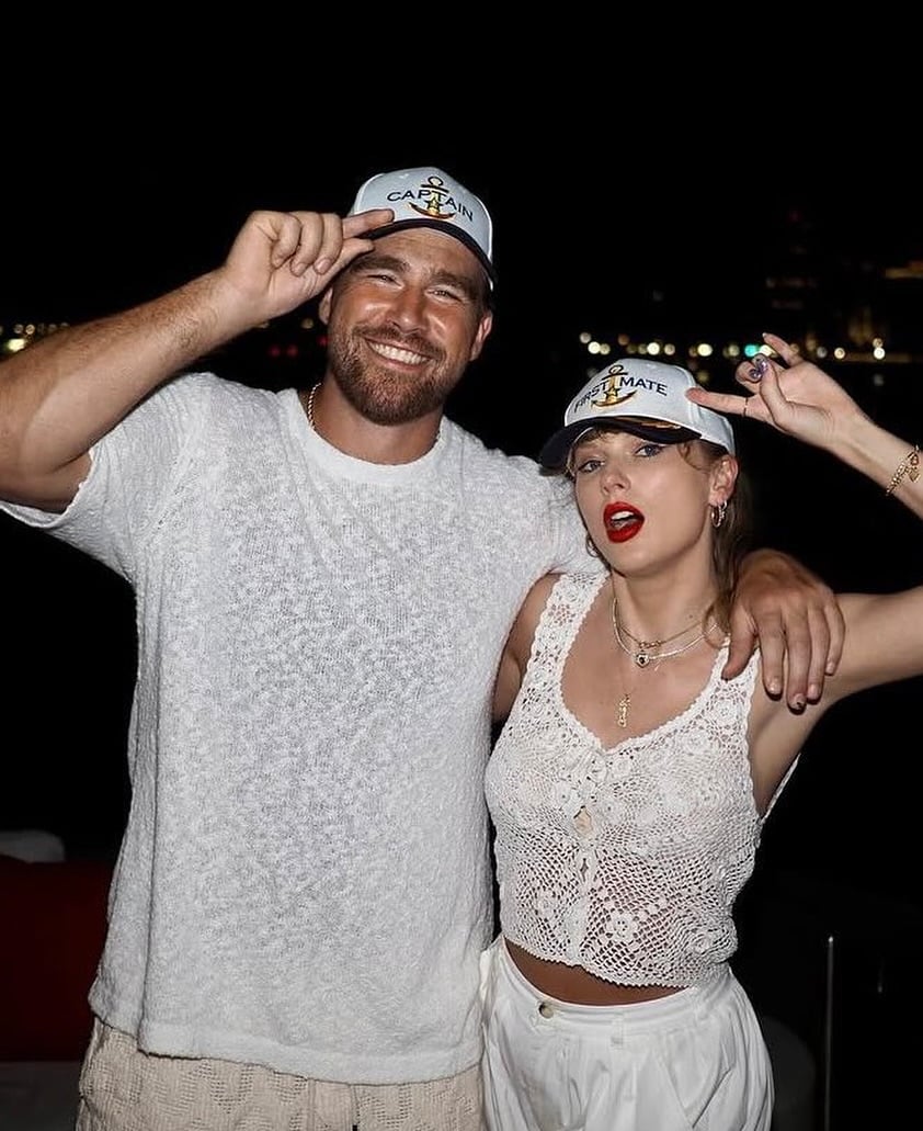 泰勒絲(Taylor Swift)與特拉維斯凱爾西(Travis Kelce)
