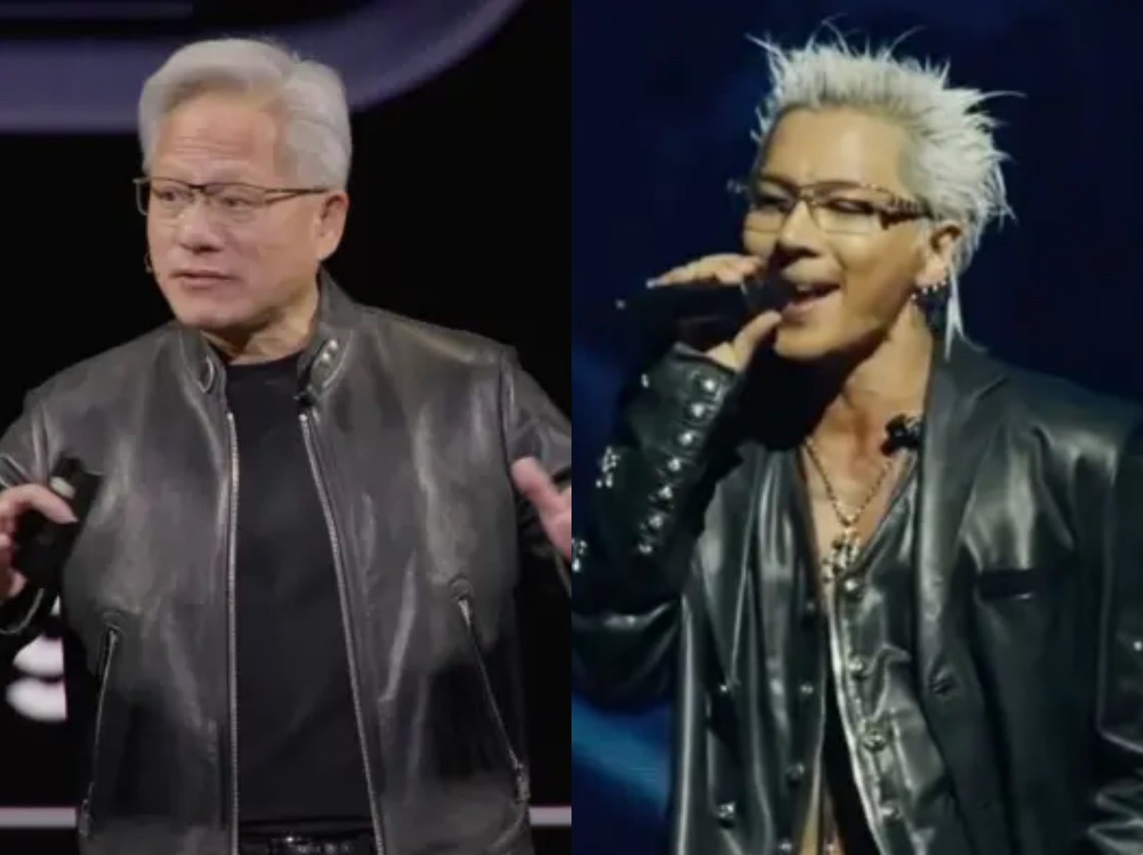 BIGBANG 太陽撞臉輝達執行長黃仁勳！TAEVIDA 梗圖瘋傳，本人認證：「非常滿意」