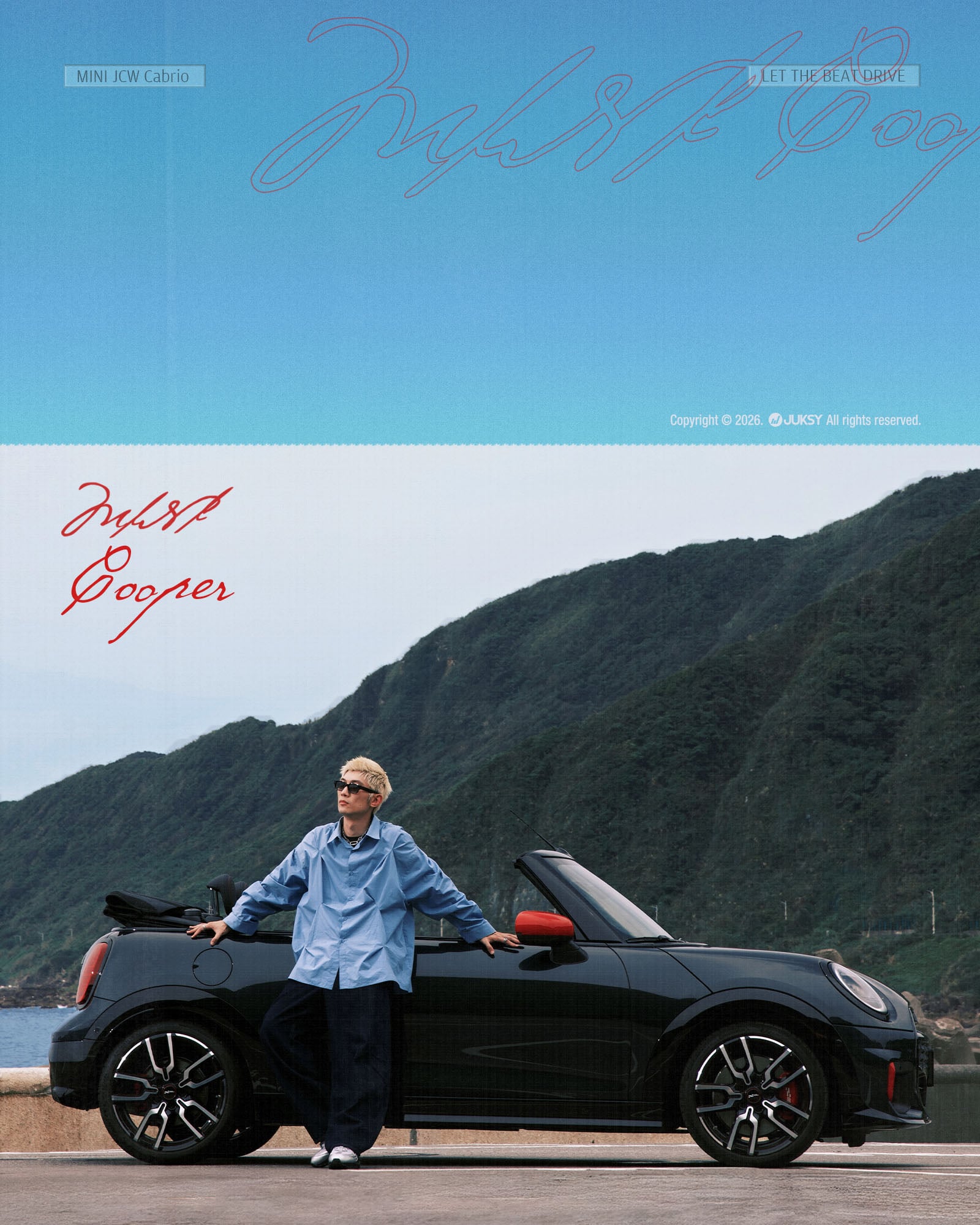 全新 MINI COOPER JCW CABRIO LET THE BEAT DRIVE!DJ QuestionMark 用節奏把世界掌握在手中