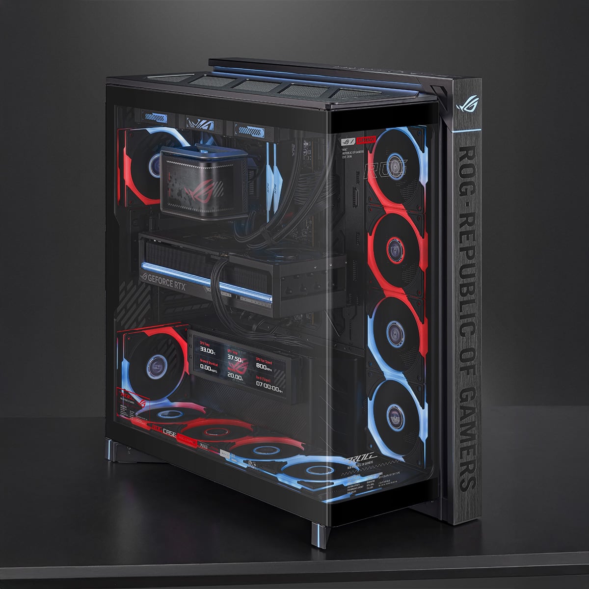 ROG 睽違 3 年推旗艦機殼 Cronox 狂讚!內建 9.2 吋 LCD 螢幕、旋轉風扇支架⋯電競玩家必看!