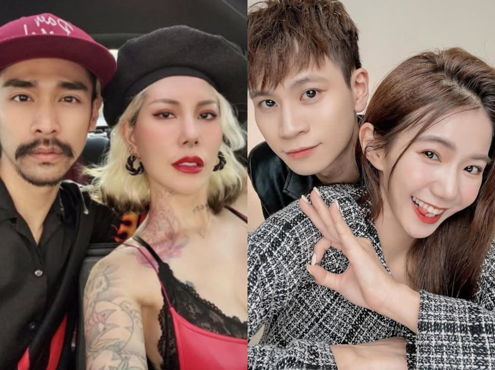 台灣網紅情侶盤點回顧｜百勒絲雷門、Andy 家寧、Nina 小新⋯只剩崴崴孟孟讓人相信愛情？