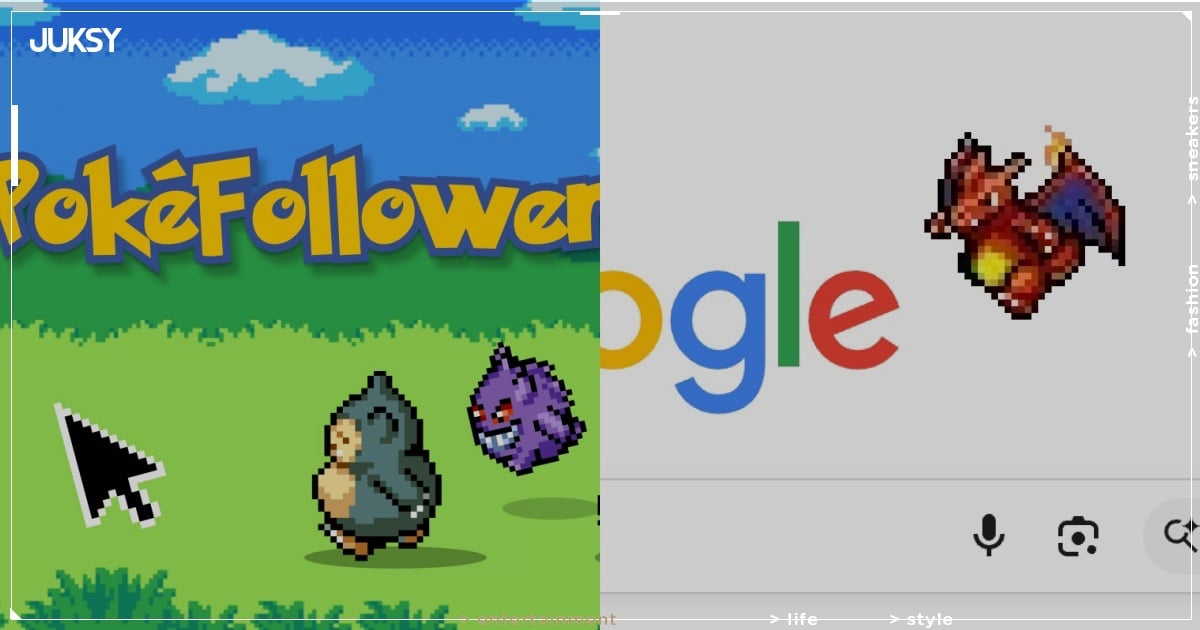 Google Chrome 擴充功能「寶可夢跟隨滑鼠游標」登場!懷舊 GBA 畫風+360 度呈現超可愛!