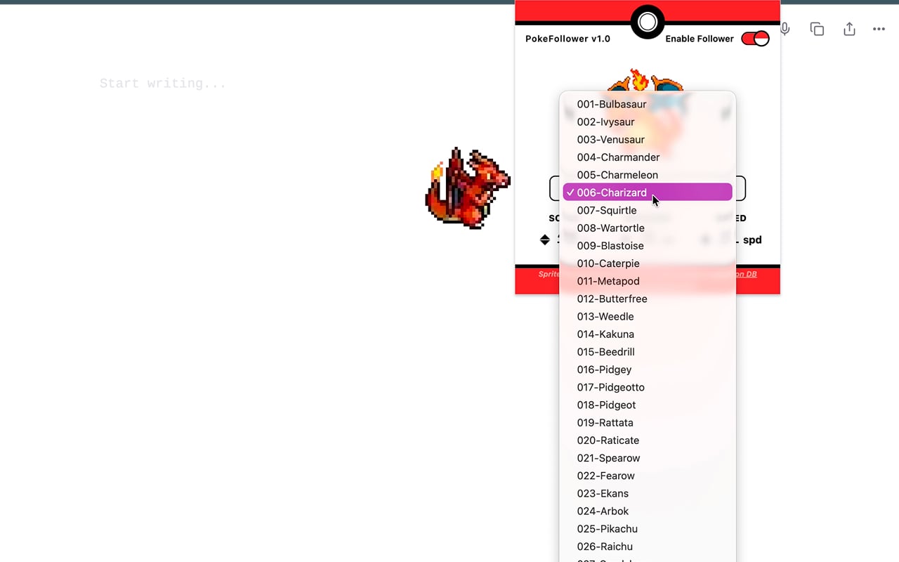 Google Chrome 擴充功能「寶可夢跟隨滑鼠游標」登場!懷舊 GBA 畫風+360 度呈現超可愛!
