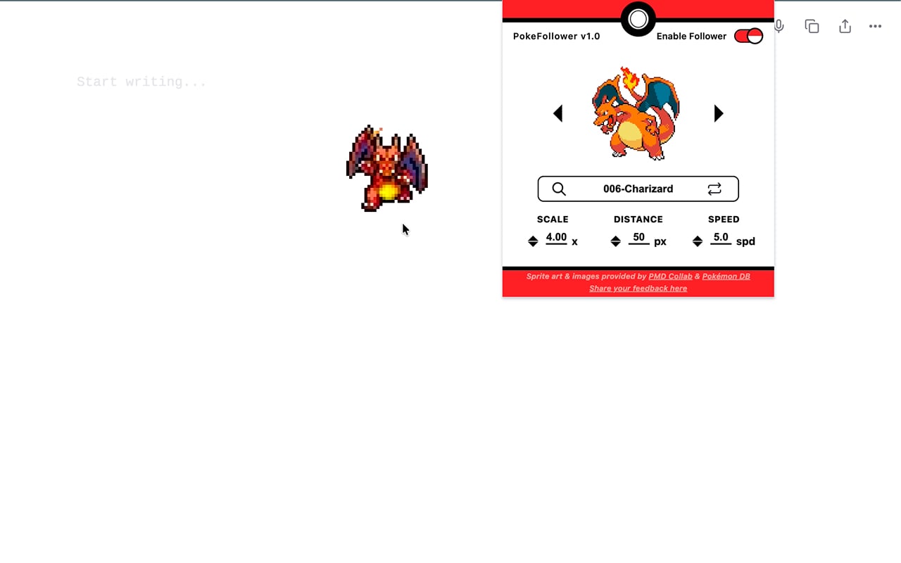Google Chrome 擴充功能「寶可夢跟隨滑鼠游標」登場!懷舊 GBA 畫風+360 度呈現超可愛!
