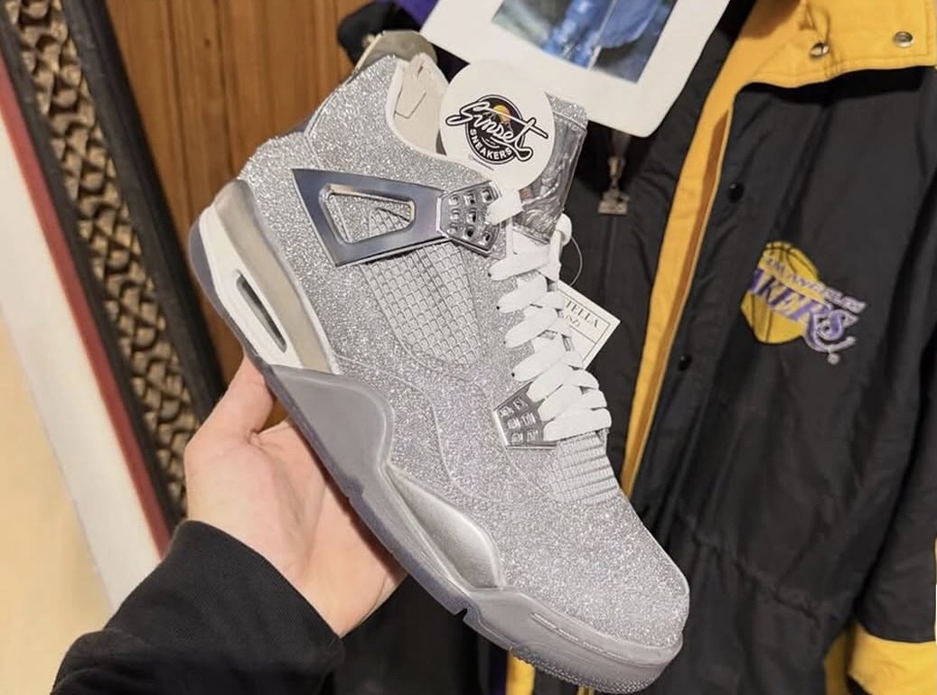 麥可傑克森 x Air Jordan 4 傳奇球鞋首度曝光!全球僅一雙、亮片手套元素注入超吸睛!