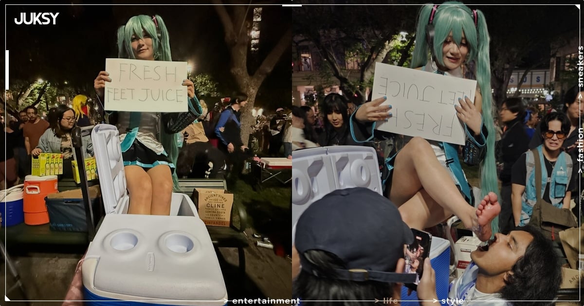 美國動漫展 Coser 現場販售「新鮮腳汁」！粉絲排隊搶購引熱議！