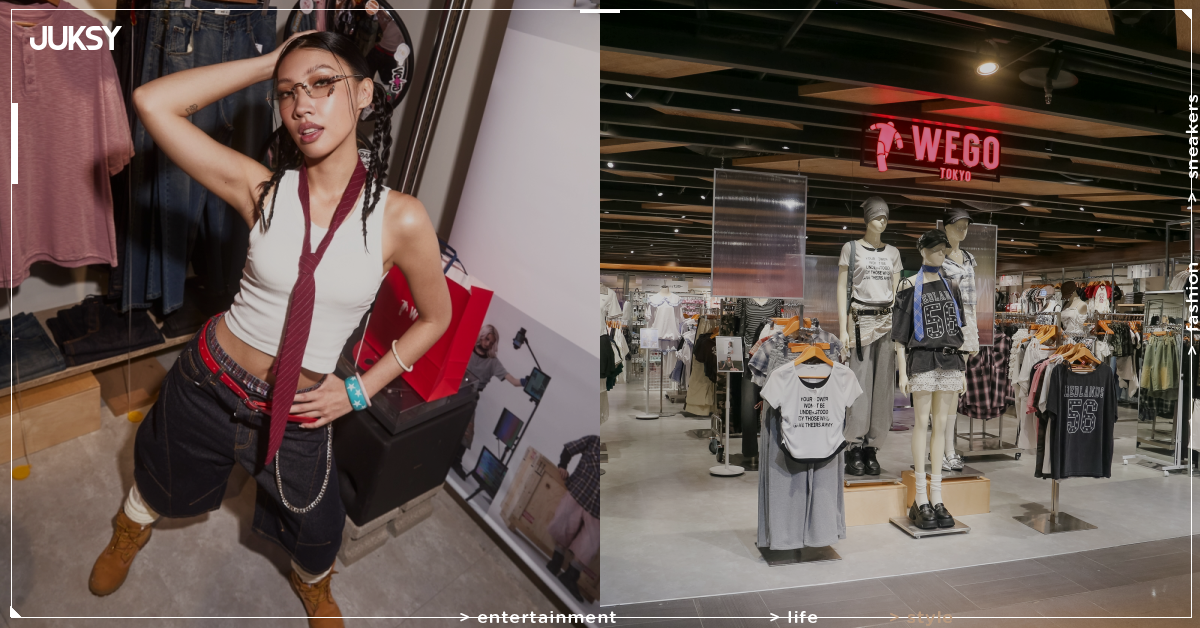 原宿街頭文化天王 WEGO 正式登台！台灣首店西門町開幕，Karencici 親臨詮釋 Y2K 街頭風