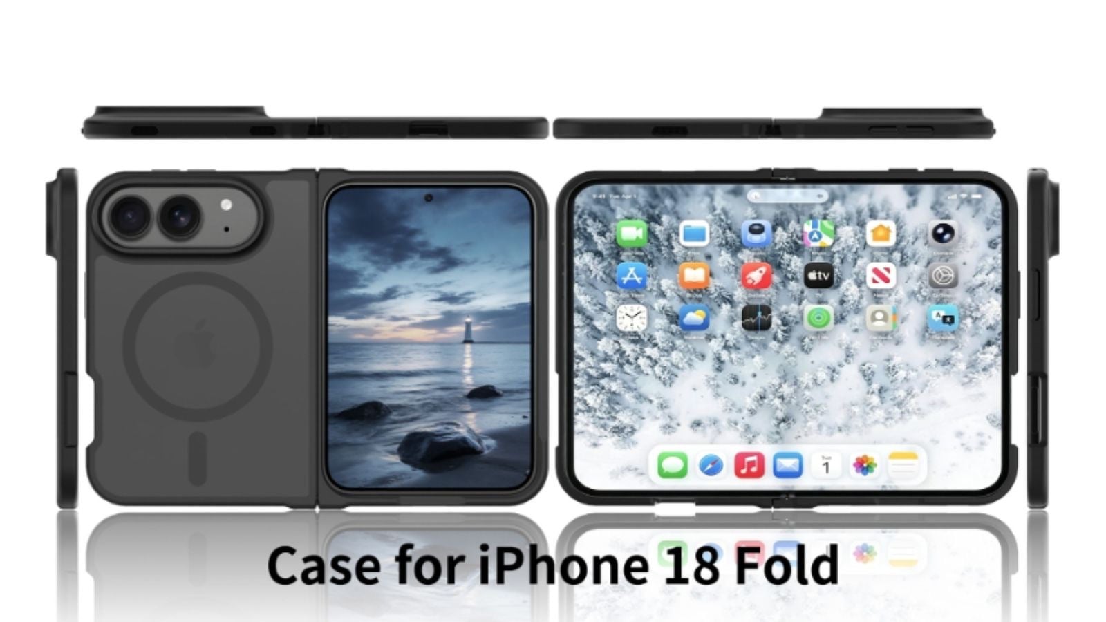 蘋果 iPhone 摺疊機保護殼曝光!雙鏡頭、Touch ID⋯規格一次看!