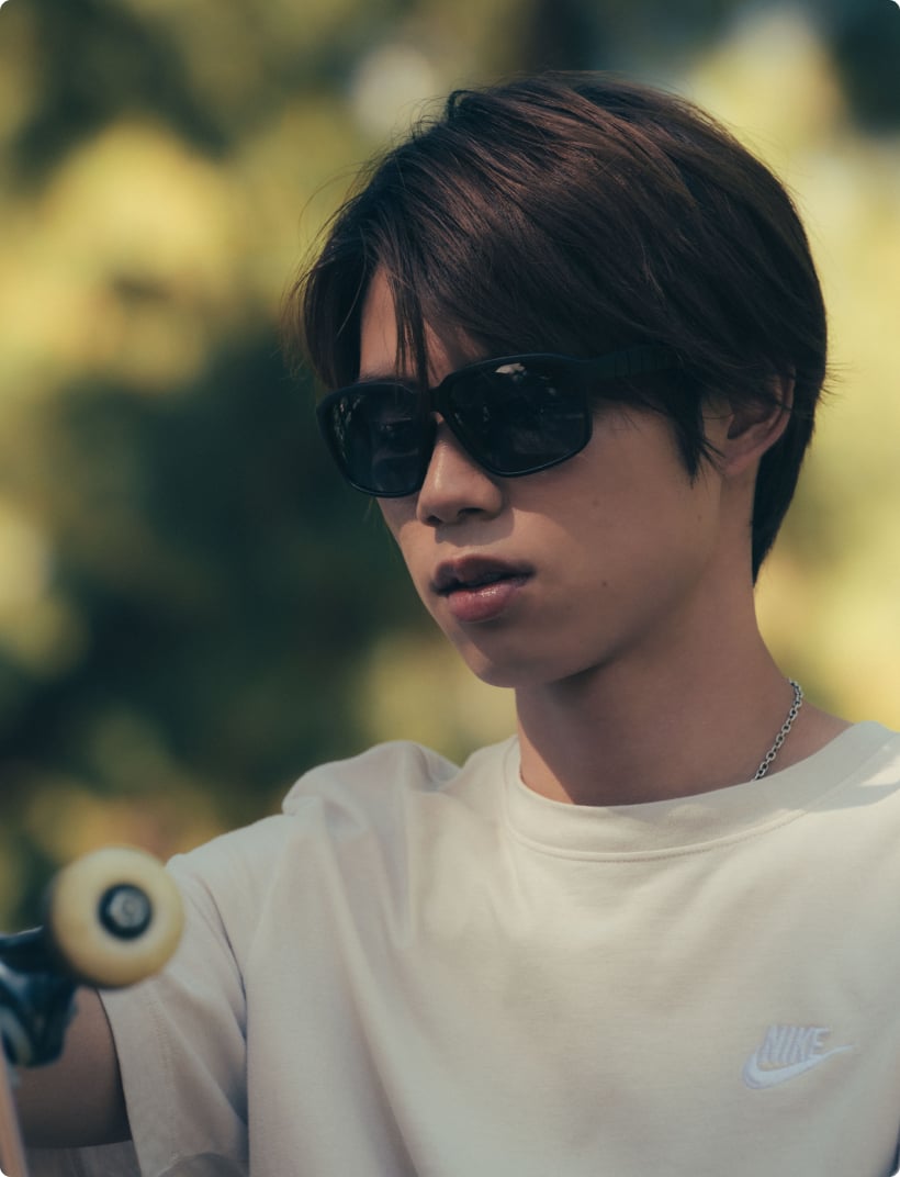 JINS × 奧運金牌滑板手堀米雄斗聯名!20 款運動眼鏡登場,49.9% 運動族終於不用再將就!