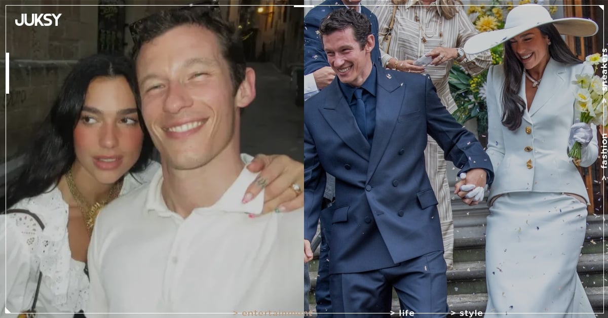 Dua Lipa 與 Callum Turner 倫敦完婚!知情人士曝:「男方激動到哭!」