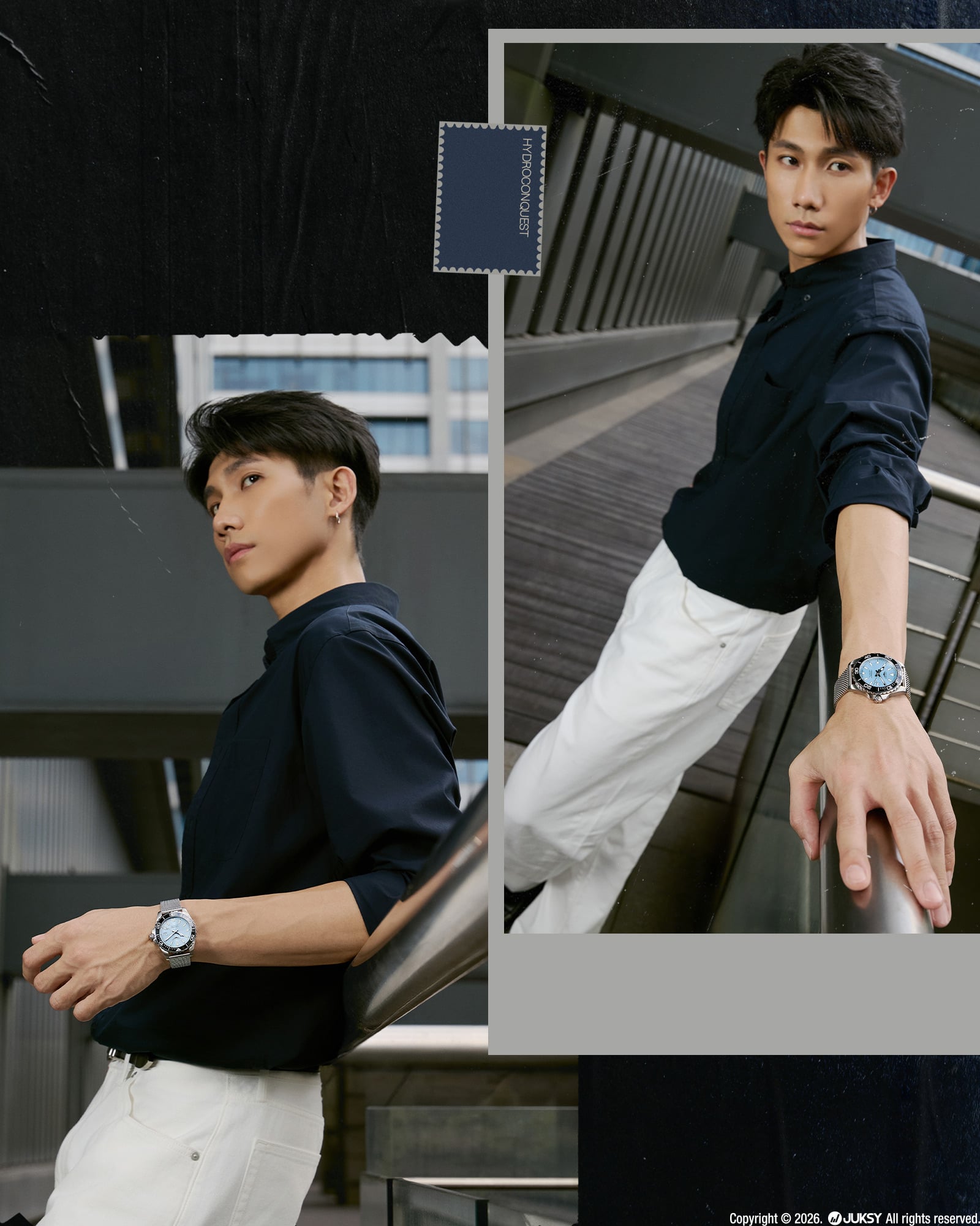 忠於自我的節奏,讓 LONGINES HYDROCONQUEST 為你增添一抹優雅!
