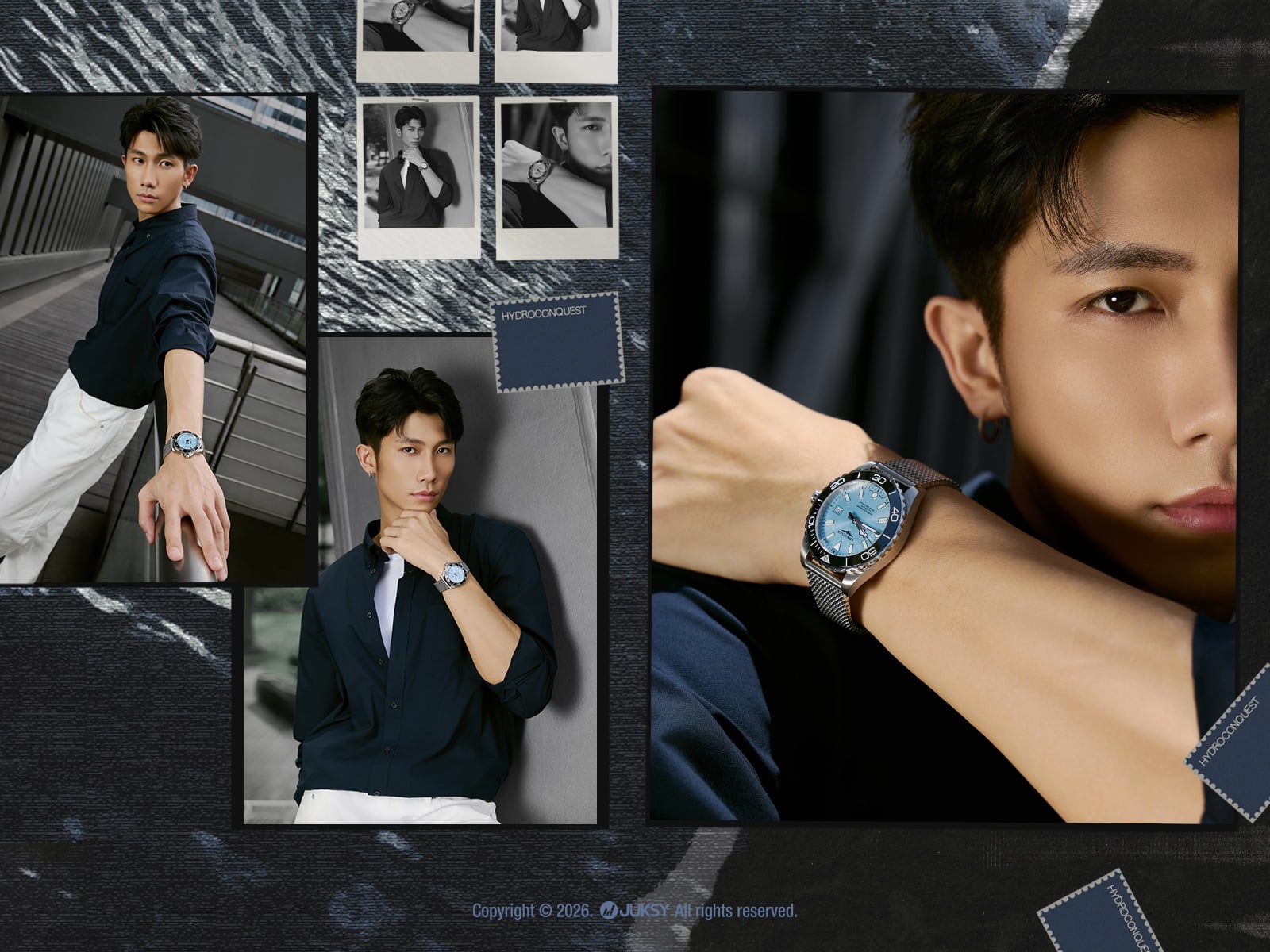忠於自我的節奏，讓 LONGINES HYDROCONQUEST 為你增添一抹優雅！